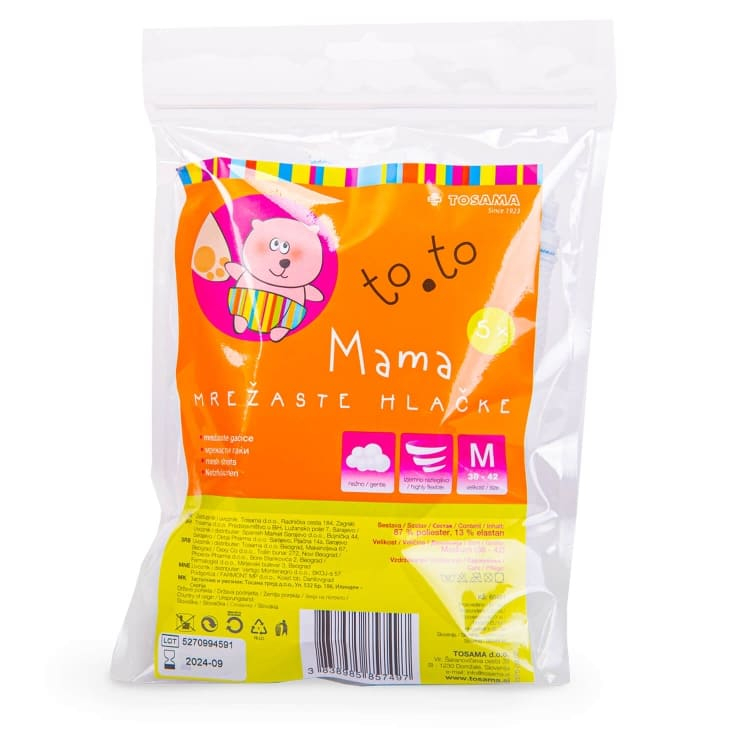 To To Mama mrežaste gaćice S/M 5 komada
